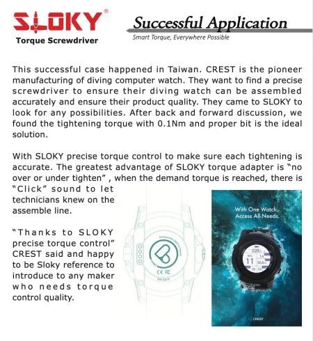 Sloky ダイビングウォッチ用トルクドライバー